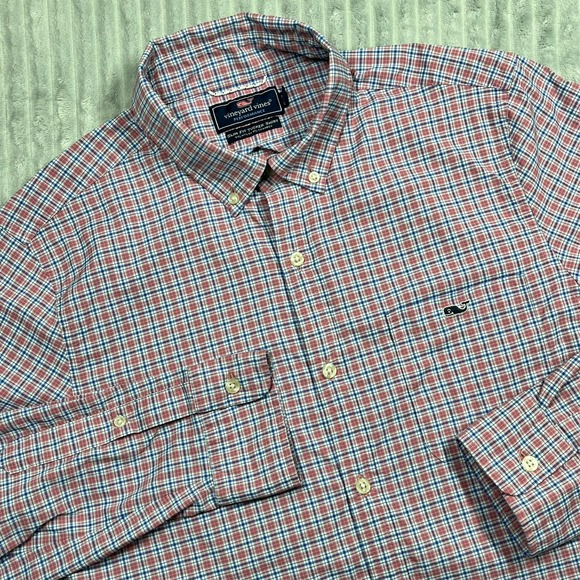 Vineyard Vines Other - Vineyard Vines Performance Slim Fit Tucker Button Down Shirt Men's M Preppy Date